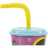 Bicchiere con Cannuccia Barbie 430 ml – Tazza Riutilizzabile Senza BPA per Bambine e Fan