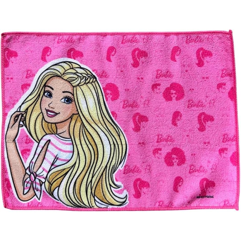 Tovaglietta in Tessuto Barbie - Lavabile e Resistente al Calore - 40x30 cm per Colazione e Pranzo