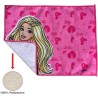 Tovaglietta in Tessuto Barbie - Lavabile e Resistente al Calore - 40x30 cm per Colazione e Pranzo