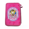 Astuccio Scuola 3 Zip Barbie – Kit Completo 43 Pezzi con Colori Giotto