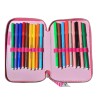 Astuccio Scuola 3 Zip Barbie – Kit Completo 43 Pezzi con Colori Giotto