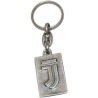 Portachiavi Juventus in Metallo Antichizzato con Logo Ufficiale - Accessorio Esclusivo per i Tifosi Bianconeri