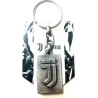 Portachiavi Juventus in Metallo Antichizzato con Logo Ufficiale - Accessorio Esclusivo per i Tifosi Bianconeri