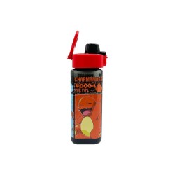 Borraccia Pokémon 500ml Quadrata con Cannuccia Design Multicarattere (Pikachu, Charmander, Squirtle, Bulbasaur) - Senza BPA
