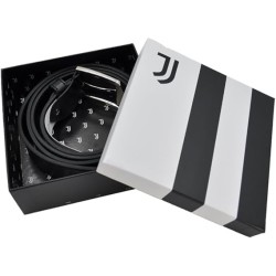Cintura Uomo Juventus in Pelle Nera – Prodotto Ufficiale con Confezione – Taglia Unica