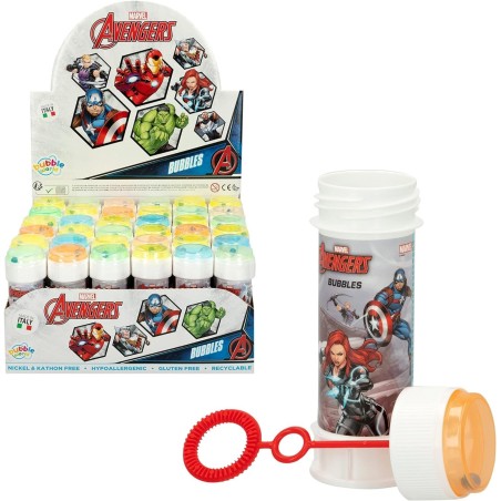 Bolle di Sapone Avengers Marvel 60ml Gadget per Bambini, Regalini Fine Festa, Idee Regalo Compleanno