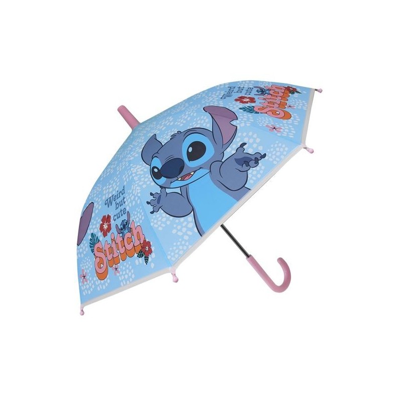 "Ombrello Lilo & Stitch 8 Raggi - Resistente e Sicuro per Bambini"
