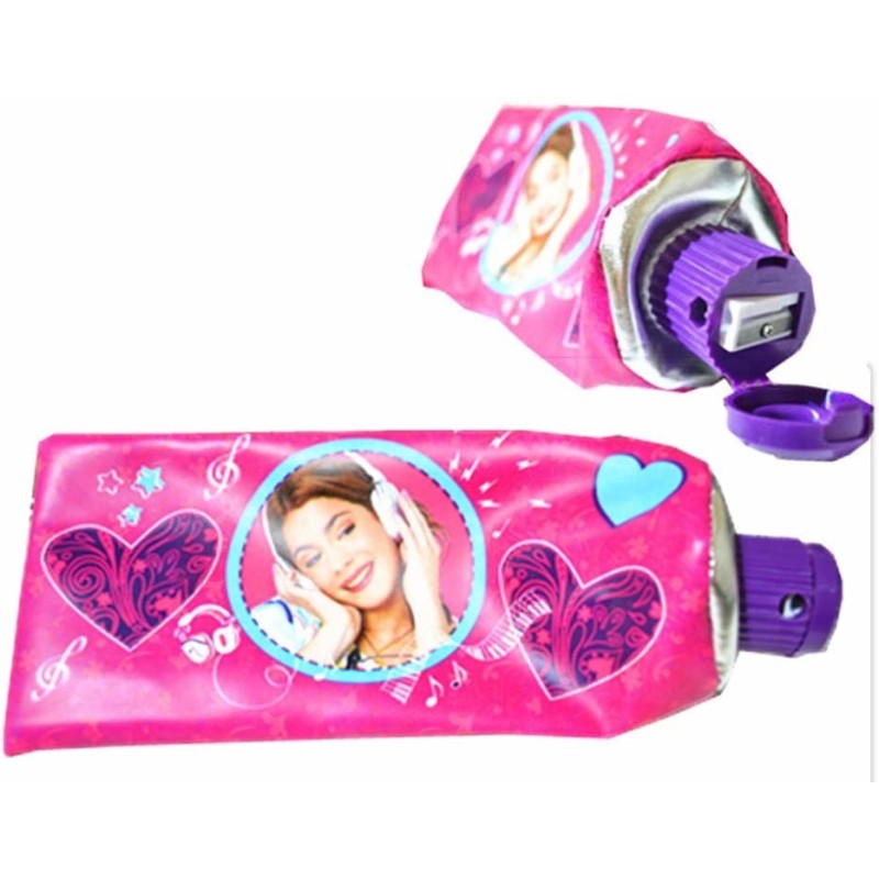 Disney Violetta Astuccio Scuola Tubetto Dentifricio Con Temperamatite