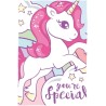 Plaid Unicorno in Morbido Pile 100x150 cm – Coperta Morbida Letto Singolo e Divano, Idea Regalo Bimbi e Adulti