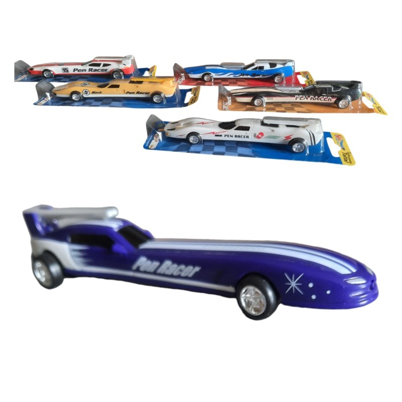 Penna a Forma di Macchina Racer a Frizione Giochi Preziosi, Idea Regalo Fine Festa e Scuola