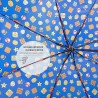 "Perletti Ombrello Pieghevole Super Mario Bros per Bambini - Antivento, Compatto e Resistente - Ombrellino Manuale per Bimbi