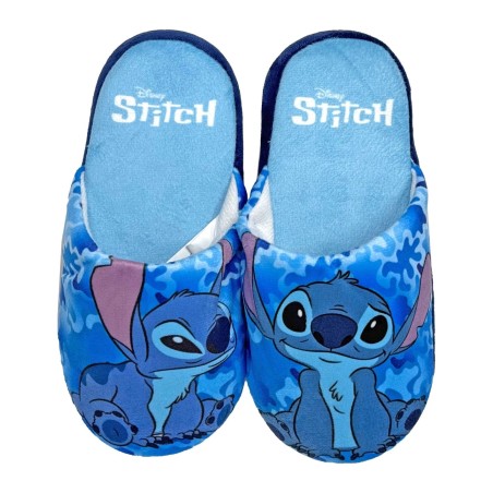Pantofole Bambina Lilo & Stitch - Ciabatte Invernali Antiscivolo Celeste
