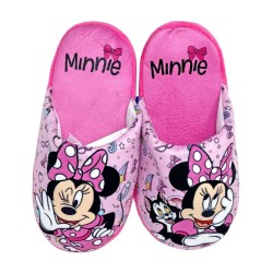 Pantofole Invernali 28 Minnie Disney- Ciabatte Casa in Poliestere, Punta Chiusa Antiscivolo