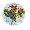 Set 8 Piatti Tartarughe Ninja Ø18 cm – Trasforma la Festa in una Missione Ninja Epica