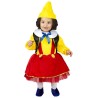 Costume Pinocchio Neonata in Ciniglia – Travestimento Elegante 3–18 Mesi per Carnevale, Feste e Cosplay Baby