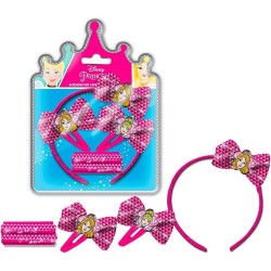 Set Accessori Capelli Principesse Disney (7 pezzi) – Confezione Regalo