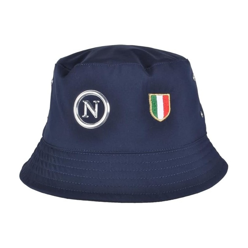 Cappello Pescatore Double Face SSC Napoli – Prodotto Ufficiale, Nylon 100%, Taglia Adulto