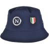 Cappello Pescatore Double Face SSC Napoli – Prodotto Ufficiale, Nylon 100%, Taglia Adulto