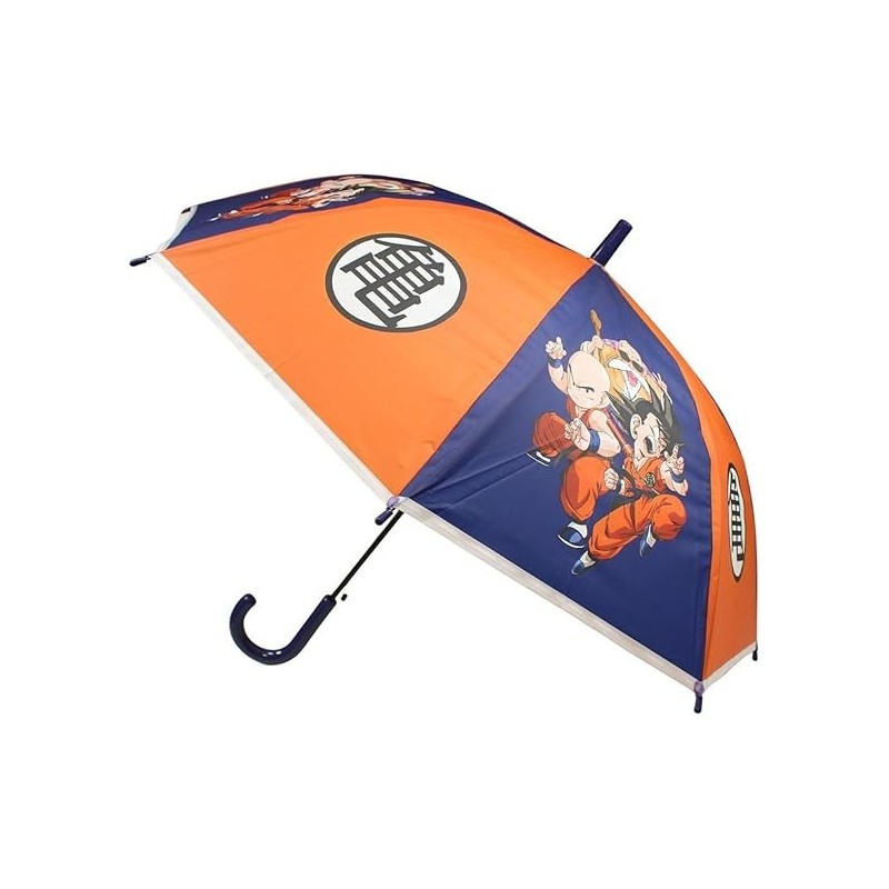 Ombrello Lungo Dragon Ball Antivento Manuale 42 CM - Resistente e Protettivo per Ogni Avventura!