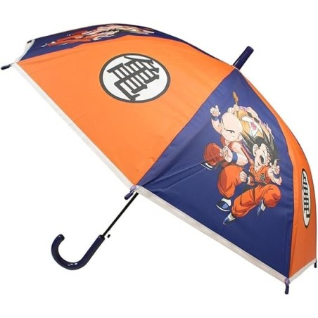 Ombrello Lungo Dragon Ball Antivento Manuale 42 CM - Resistente e Protettivo per Ogni Avventura!