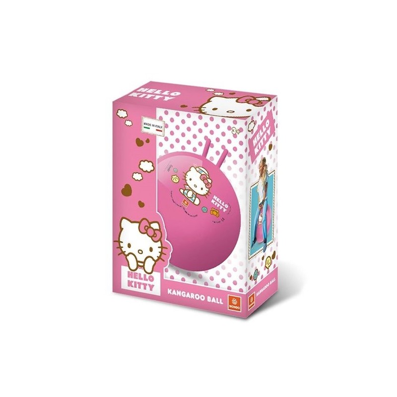 Skippy Ball Hello Kitty 50 cm - Palla Rimbalzante Gonfiabile per Bambini | Divertimento e Sport all’Aperto e al Chiuso