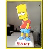 "Sagoma Personalizzata in Polistirolo Bart Simpson per Compleanno - Nome e Numero - Altezza 70cm"