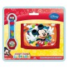 Set Orologio Digitale + Portafogli Mickey Mouse Bambini Cinturino Regolabile, Tasche Porta Carte e Zip