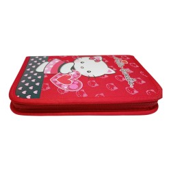 Astuccio Scuola Hello Sweetie 1 Zip Completo – Kit 12 Pezzi con Penna, Pastelli e Accessori