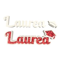 Contenitore Portaconfetti in Polistirolo "Laurea con Cappello" – Decorazione Festa Laurea – 20x60 cm