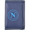 Portafoglio SSC Napoli Ufficiale – Blu Navy, Chiusura a Strappo, Portamonete, Pelle Sintetica