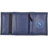 Portafoglio SSC Napoli Ufficiale – Blu Navy, Chiusura a Strappo, Portamonete, Pelle Sintetica