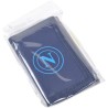 Portafoglio SSC Napoli Ufficiale – Blu Navy, Chiusura a Strappo, Portamonete, Pelle Sintetica