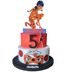 Torta Scenografica Personalizzata Miraculous Ladybug in Polistirolo 3D – Decorazione Compleanno