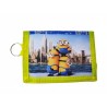 Portafoglio Minions Cattivissimo Me con Portamonete e Gancio Portachiavi - Blu 10x12 cm