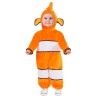 Costume Pesciolino Neonati 0–24 Mesi – Tuta Morbida con Cappello | Travestimento Carnevale, Festa a Tema e Compleanno