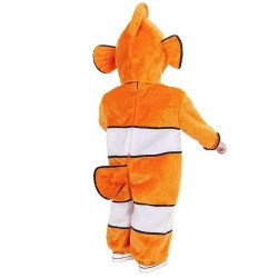 Costume Pesciolino Neonati 0–24 Mesi – Tuta Morbida con Cappello | Travestimento Carnevale, Festa a Tema e Compleanno