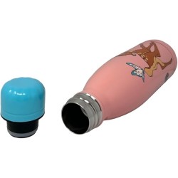Borraccia Termica in Acciaio Inossidabile Disney Bambi 500 ml Turchese per Bambini e Ragazzi