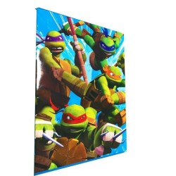 Set 10 Maxiquaderni Tartarughe Ninja 20+1 fogli 80gr – Rigatura 10mm – Fantasie Assortite per Scuola