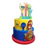 Torta Finta Personalizzata Sprunki in Polistirolo per Compleanno Bambini – con Nome ed Età – Decorazione Scenografica