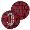 Cuscino Rotondo AC Milan Ufficiale Rosso e Nero – Arredo Letto e Divano per Veri Tifosi | Diametro 38 cm