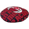 Cuscino Rotondo AC Milan Ufficiale Rosso e Nero – Arredo Letto e Divano per Veri Tifosi | Diametro 38 cm