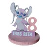 Centro Tavola 3D Stitch e Angel Disney - Compleanno Personalizzato