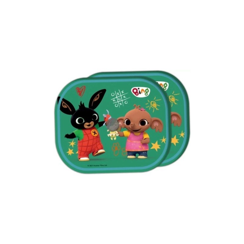 Set 2 Tendine Parasole Auto per Bambini – Disney Bing con Ventose 44x36 cm