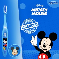 Spazzolino da Denti Bambini Topolino Disney – Setole Morbide, Ventosa, Tappo Protettivo, Manico Ergonomico – Made in Italy
