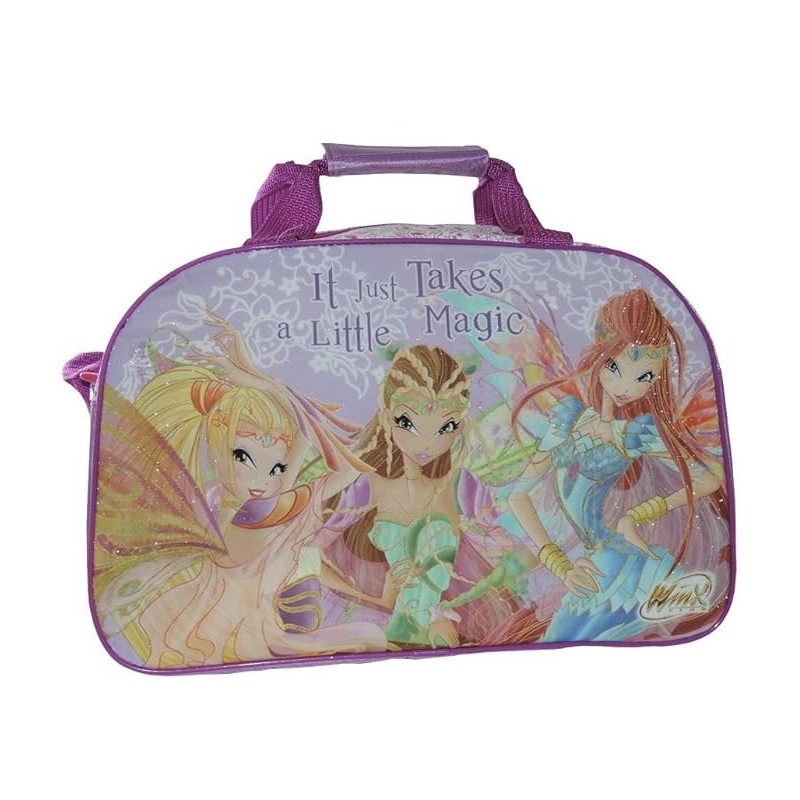 Borsone Palestra e Viaggio Winx – Ampio, Resistente e Leggero – 42x30 cm – Perfetto per Bambine e Ragazze
