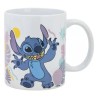 Tazza Mug Stitch Disney in Ceramica 325 ml – Design Fiori Hawaiani – Idea Regalo Originale