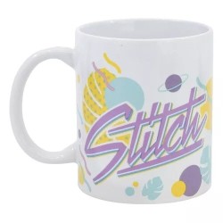 Tazza Mug Stitch Disney in Ceramica 325 ml – Design Fiori Hawaiani – Idea Regalo Originale
