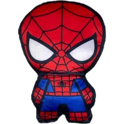 Cuscino Sagomato Spiderman Marvel – Forma Personaggio, Morbido e Decorativo per Cameretta Bambini