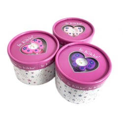 Orologio da Polso Bambina Le Kikke Butterfly – Design Colorato in Viola, Rosa e Fucsia con Confezione in Latta