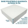 Base per Torte in Polistirolo Quadrata – H 10 cm – Supporto Rigido per Cake Design